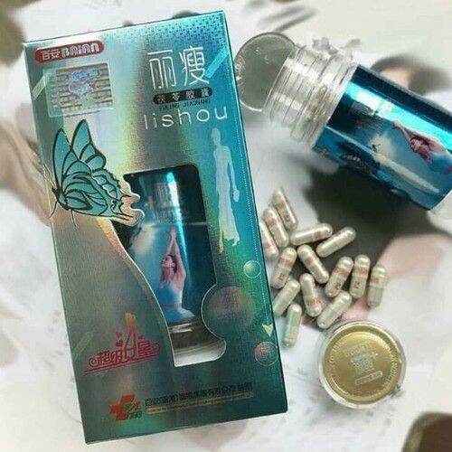 Viên Uống Giảm Cân Phục Linh Xanh Lishou Thái Lan