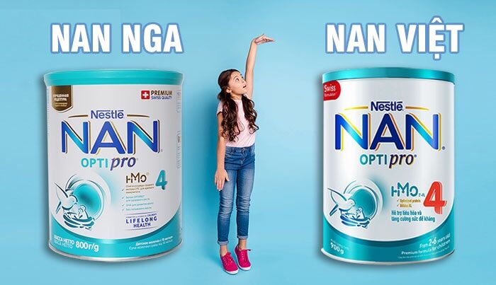 Sữa bột Nan Optipro HMO số 1 lon 400/800g
