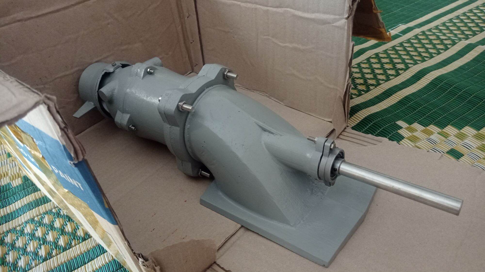 Turbo jet 100mm lắp thuyền composite