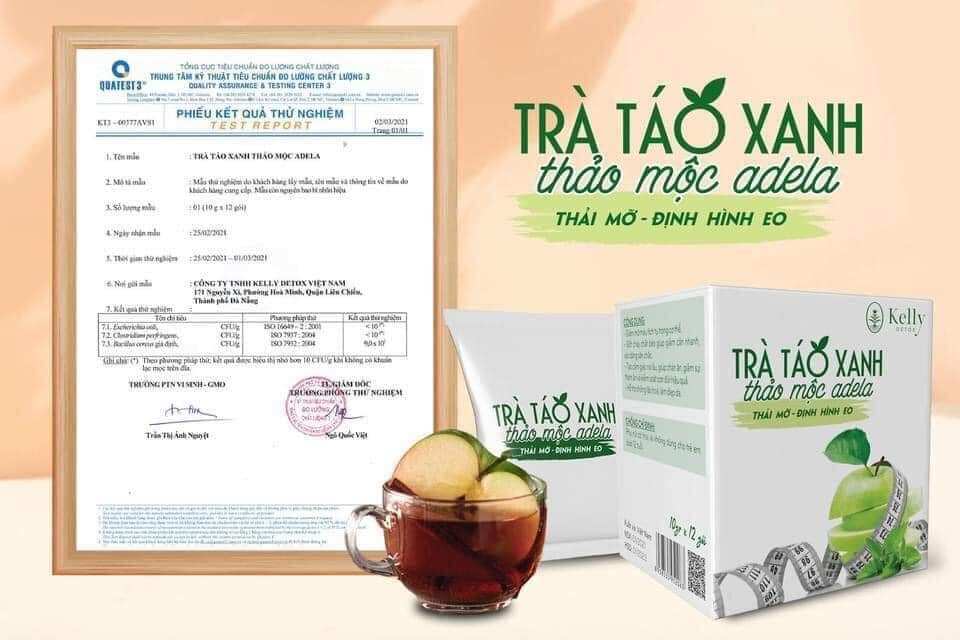 [TÁCH LẺ 01 GÓI] TRÀ GIẢM CÂN TÁO XANH KELLY