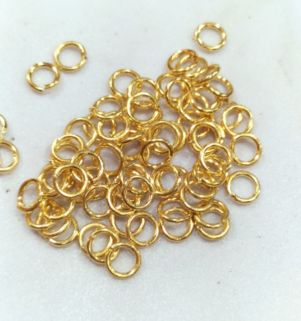Khoen bạc s925 xi vàng làm vòng handmade