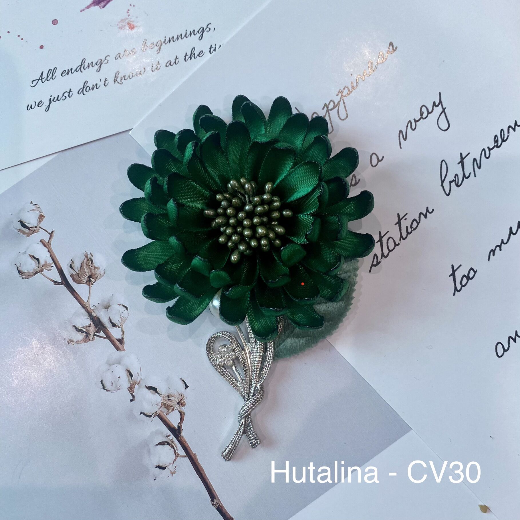 Hoa cài áo handmade hoa cúc cv30 - hutalina