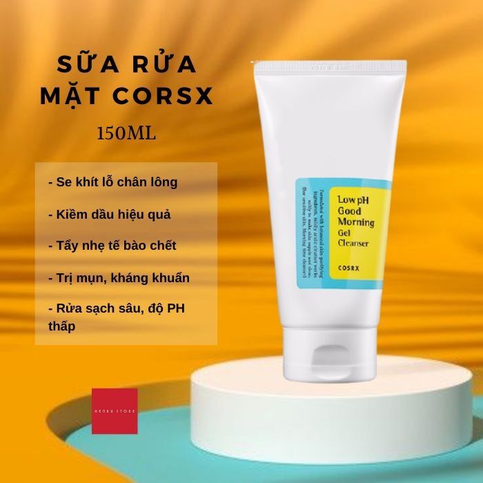 Sữa rửa mặt Cosrx Low pH Good Morning Gel Cleanser