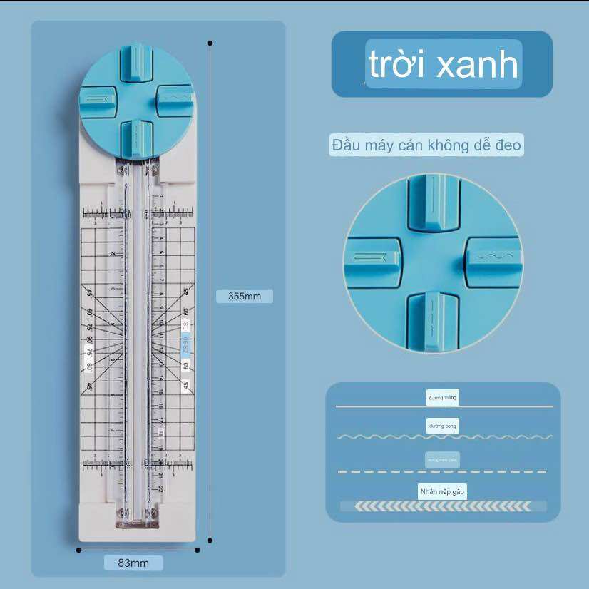 Bàn cắt giấy 4in1 với 4 đầu cắt