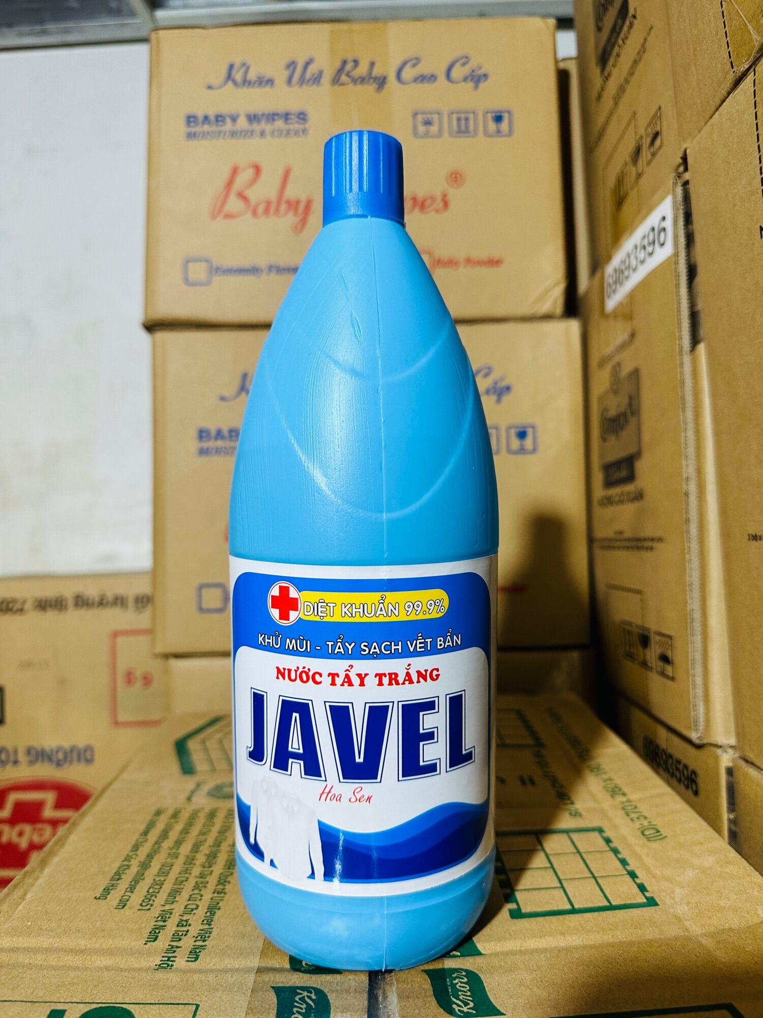 Nước tẩy quần áo trắng Mỹ Hảo Javel 1kg sạch khuẩn khử hôi
