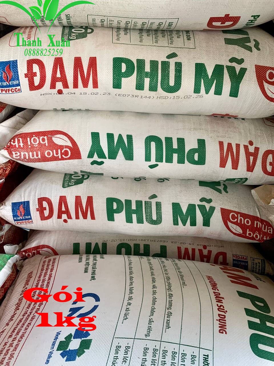 Phân đạm phú mỹ ure trắng 1kg