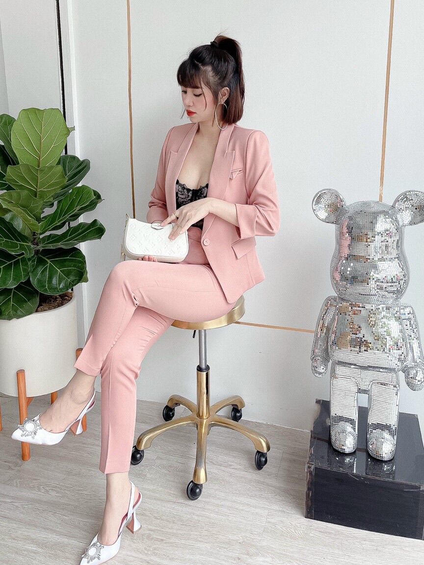 Aó Vest Cao Cấp.0085.Aó blazer Nữ Công Sở.