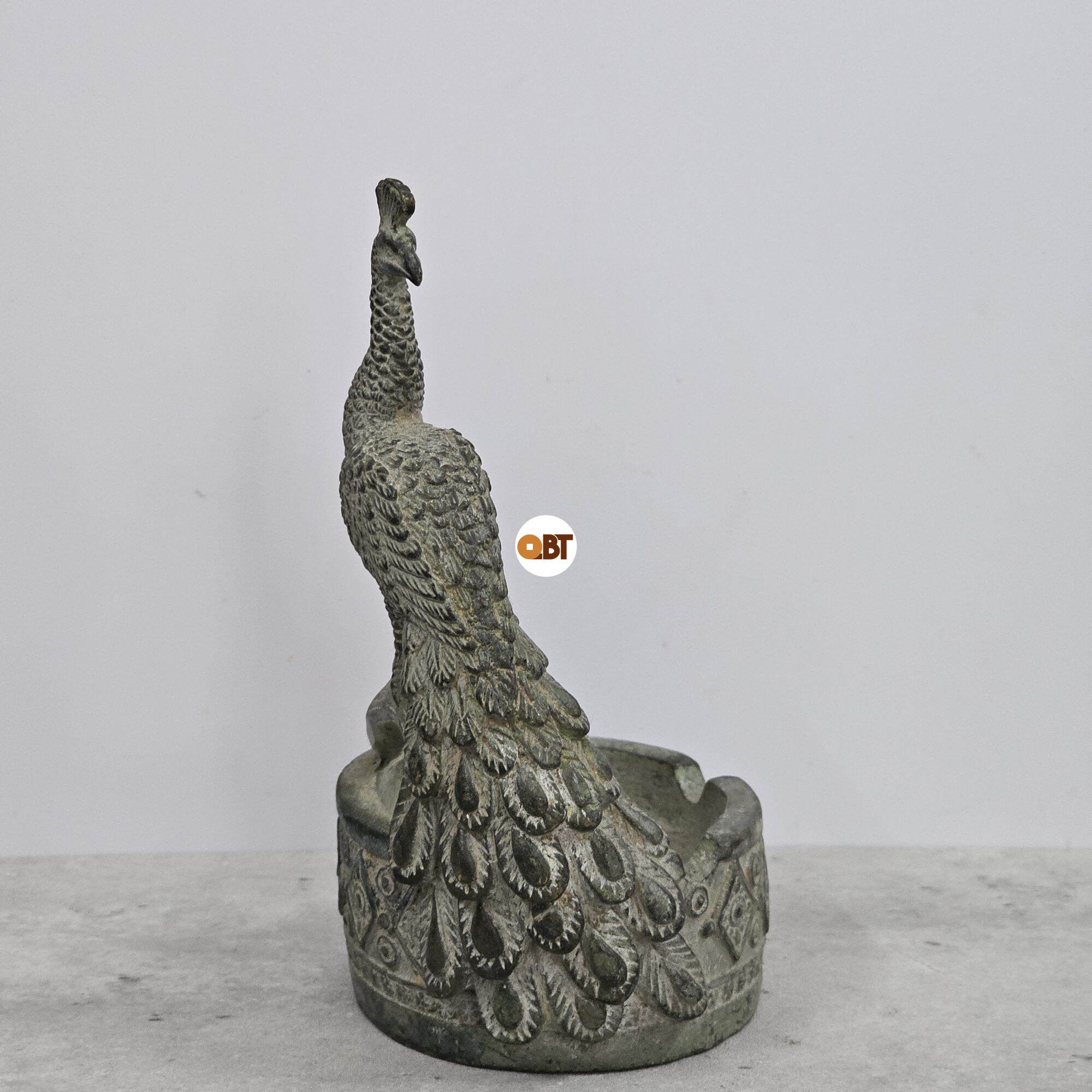 Gạt tàn khổng tước ( con công ) bằng đồng