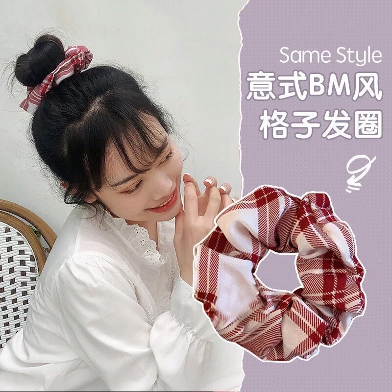 Cột tóc vải Scrunchies nhiều màu