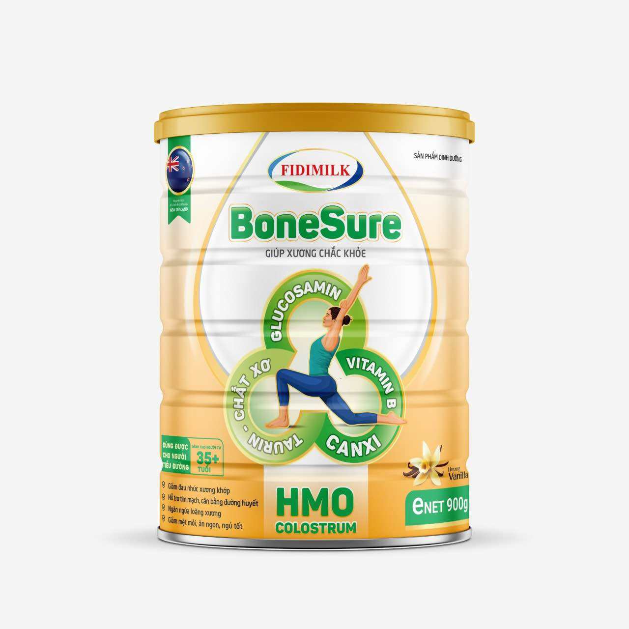 Sữa Fidimilk Bonesure 900g- giúp xương chắc khoẻ dùng được cho người tiểu đường