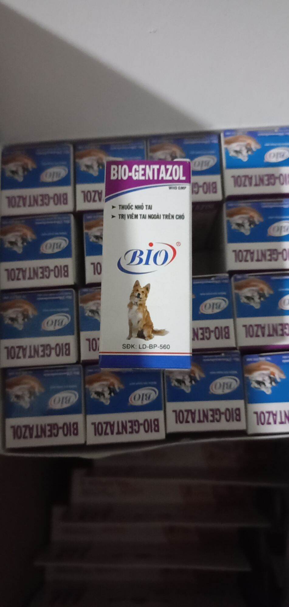 Th.uốc nhỏ tai chó Bio Gentazol 10ml