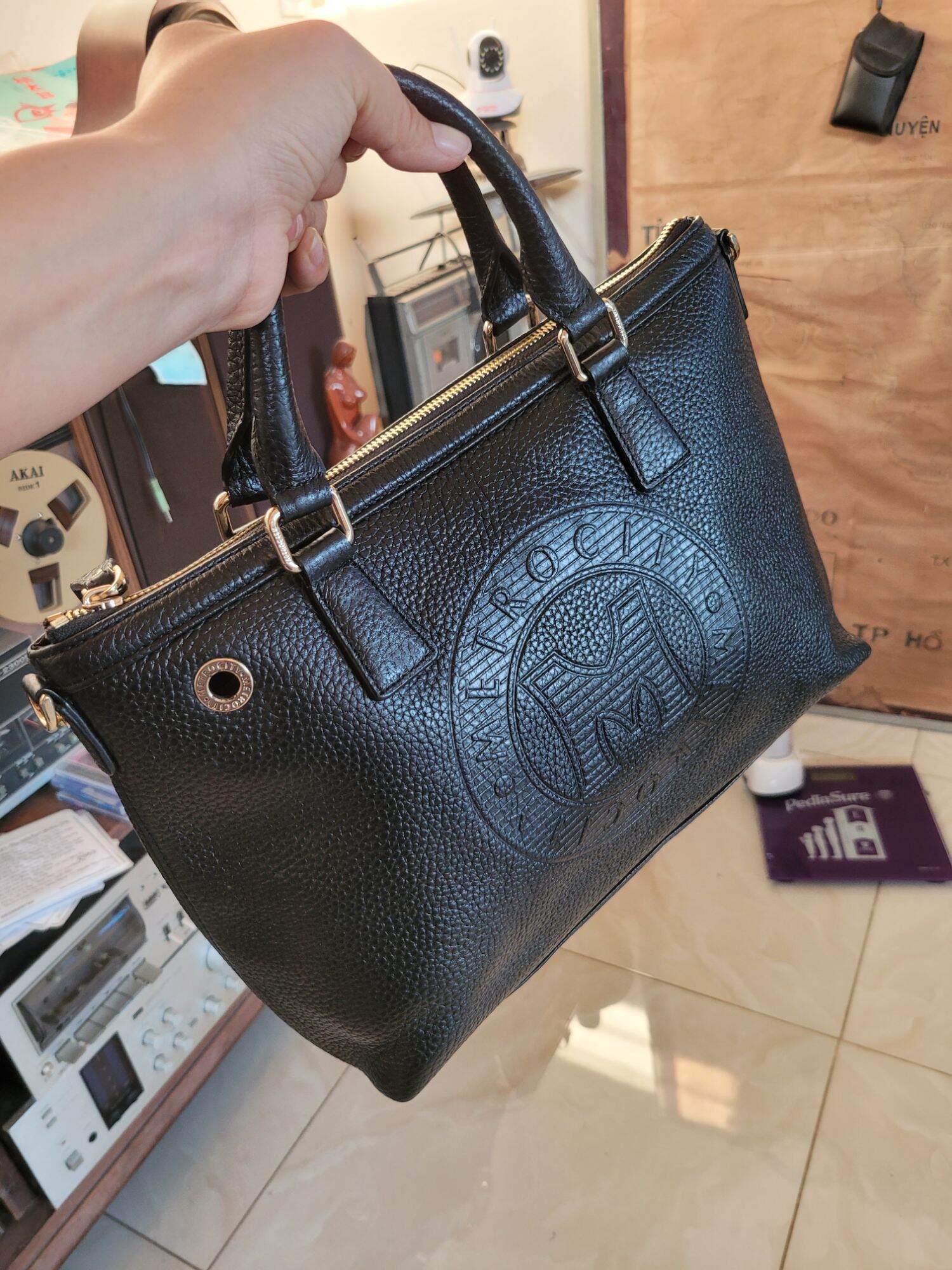 túi nam công sở hiệu Metro city auth độ mới 98%