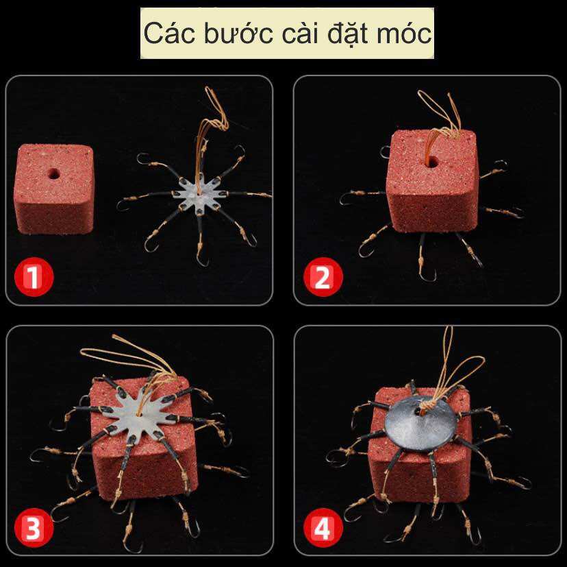 Lưỡi đĩa câu mồi gạch - Câu Lăng xê