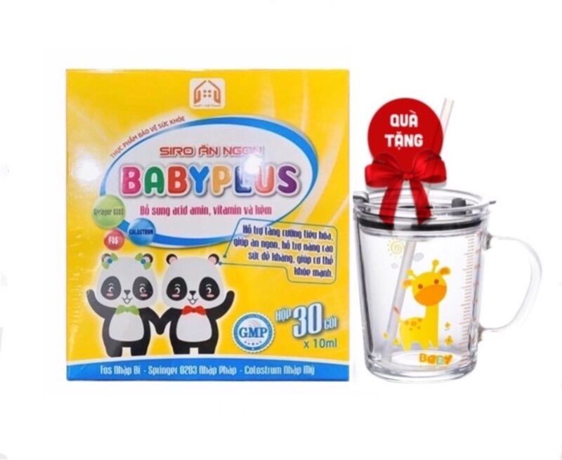 SiRO ăn ngon BABY PLUSS giúp trẻ ăn ngon ngủ ngon phát triển tốt