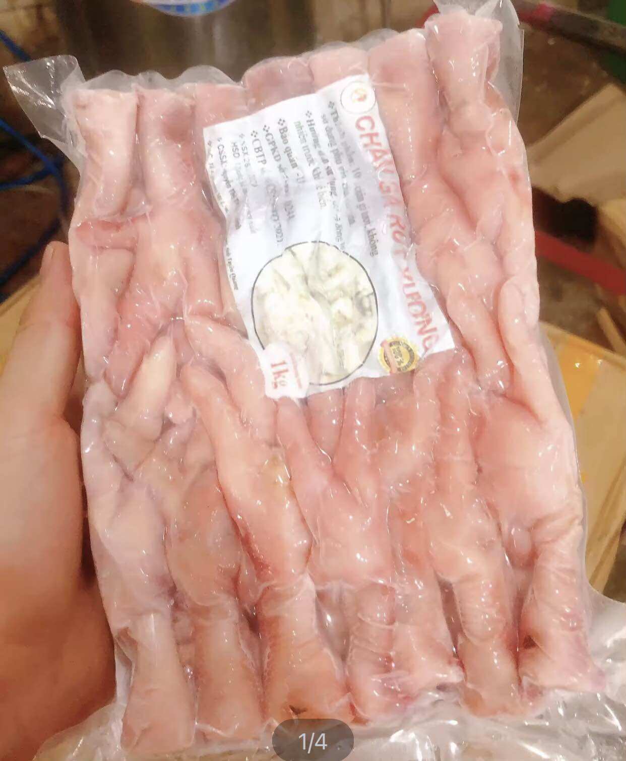 1KG CHÂN GÀ RÚT XƯƠNG NET 6 (Ship hoả tốc HCM)