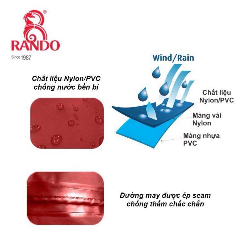 [HCM]Áo mưa bít cao cấp RANDO