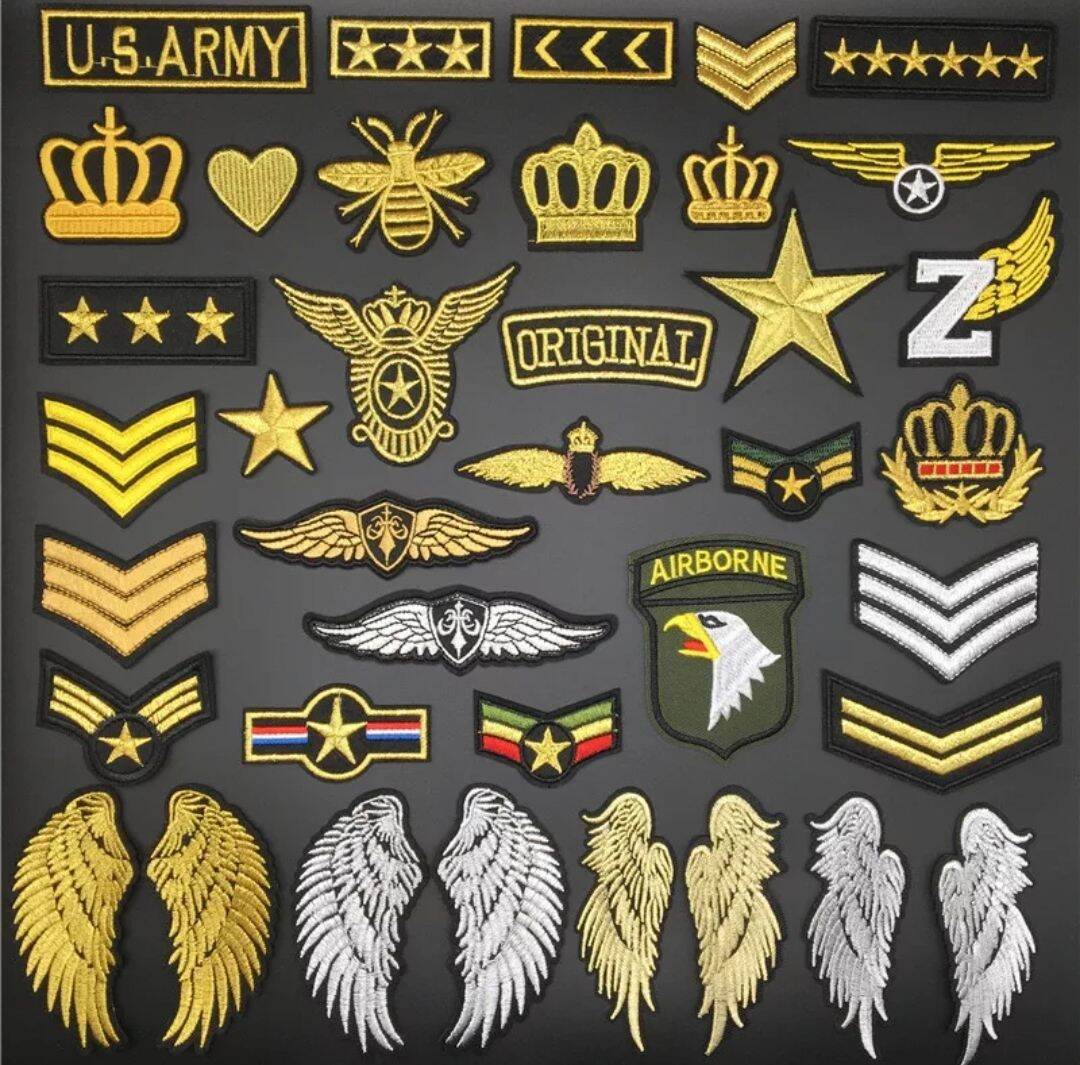 Combo 10 Miếng Patch/Sticker/Logo Thương Hiệu