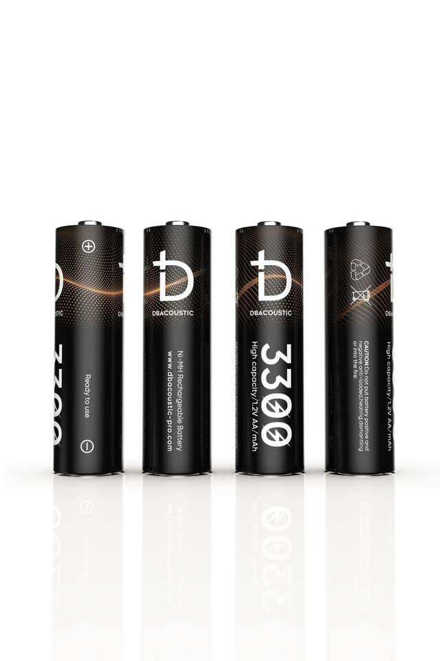 Pin sạc AA micro db acoustic 3300mah, dock sạc db acoustic 4 slot - Gia Khang Shop