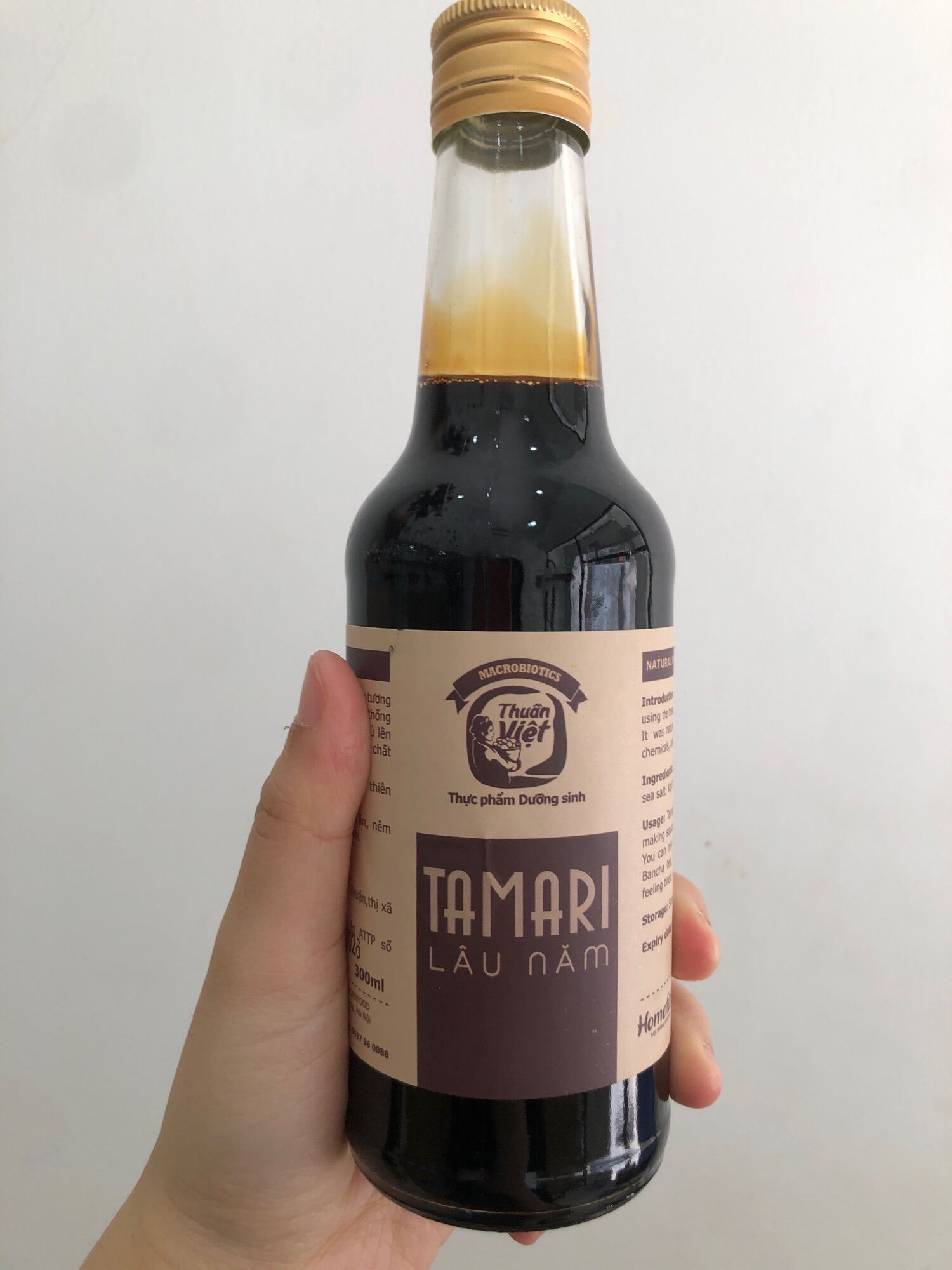 Nước tương Tamari lâu năm 300ml - KHALA Healthy