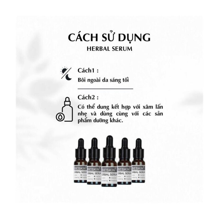 SERUM MỤN BESKIN [CHÍNH HÃNG] - (vui lòng đọc kĩ các lưu ý ở hình)