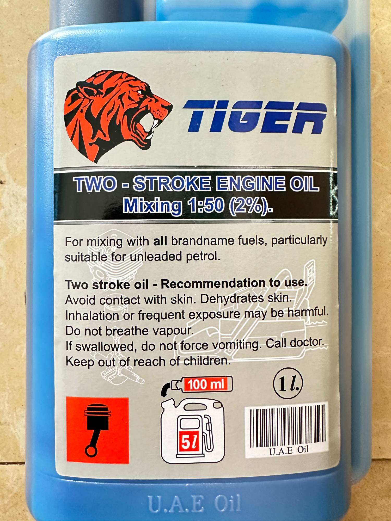 Dầu ( nhớt ) 2 thì Tiger xanh