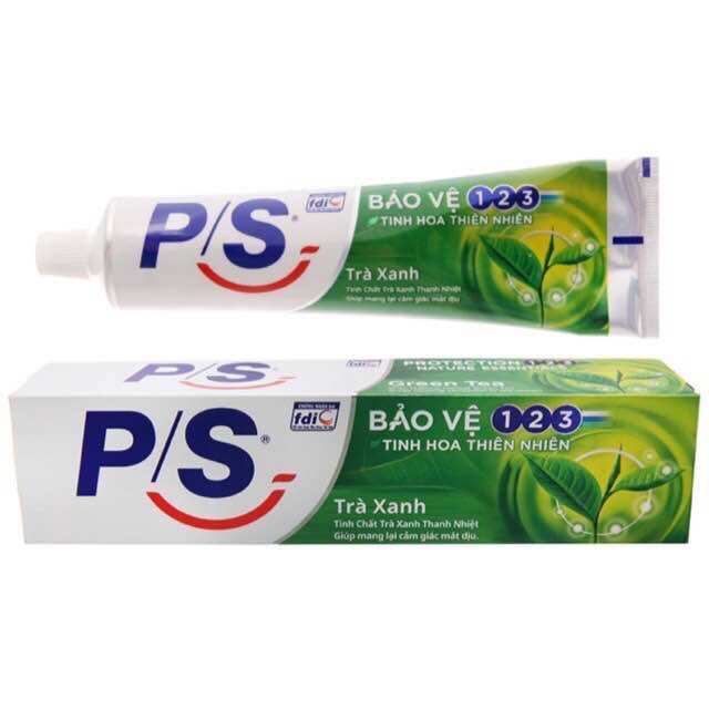 Kem đánh răng p/s bảo vệ 123 trà xanh 180g