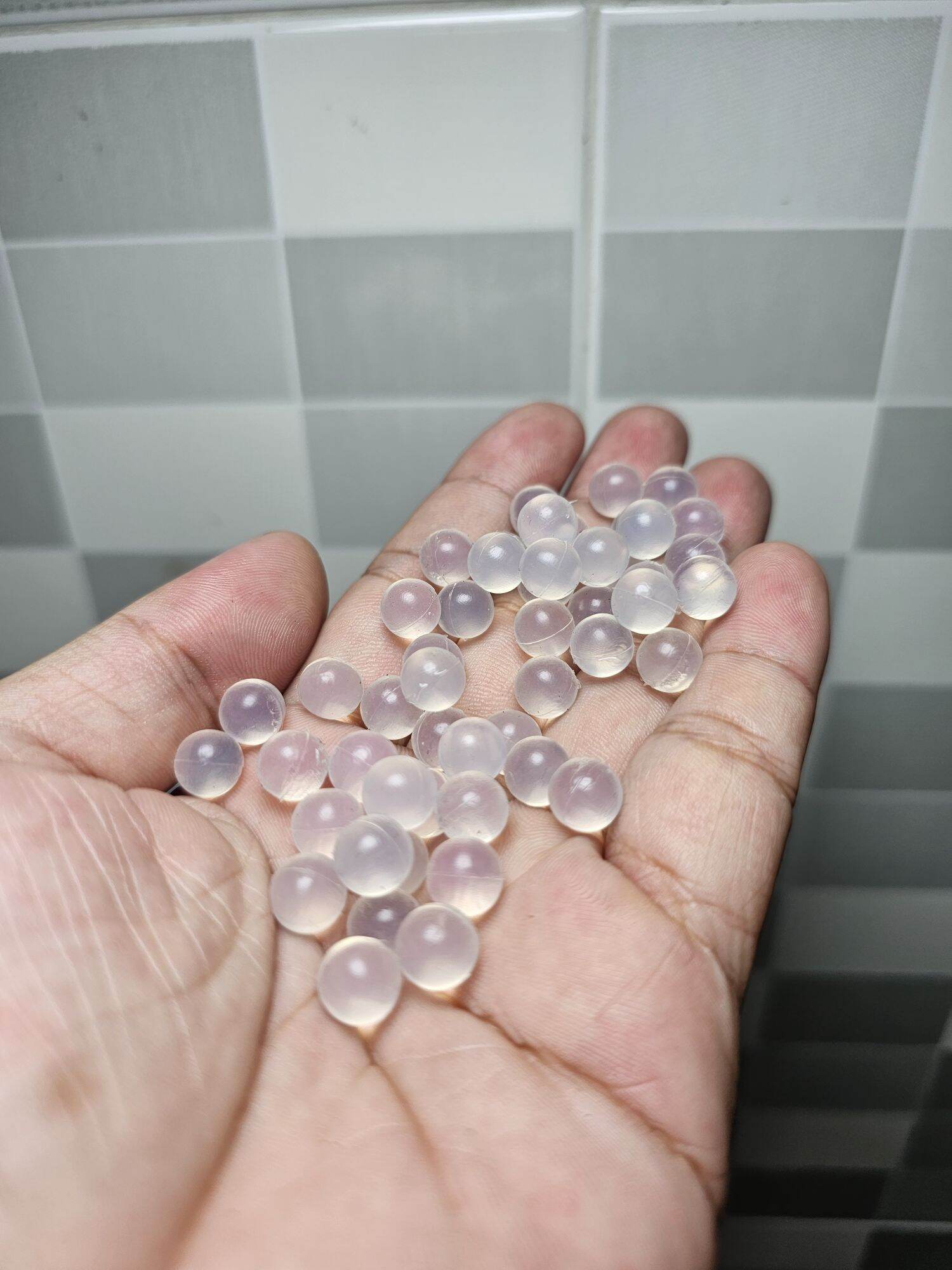 Bi silicon trong Bạch kim trong suốt nhiều size