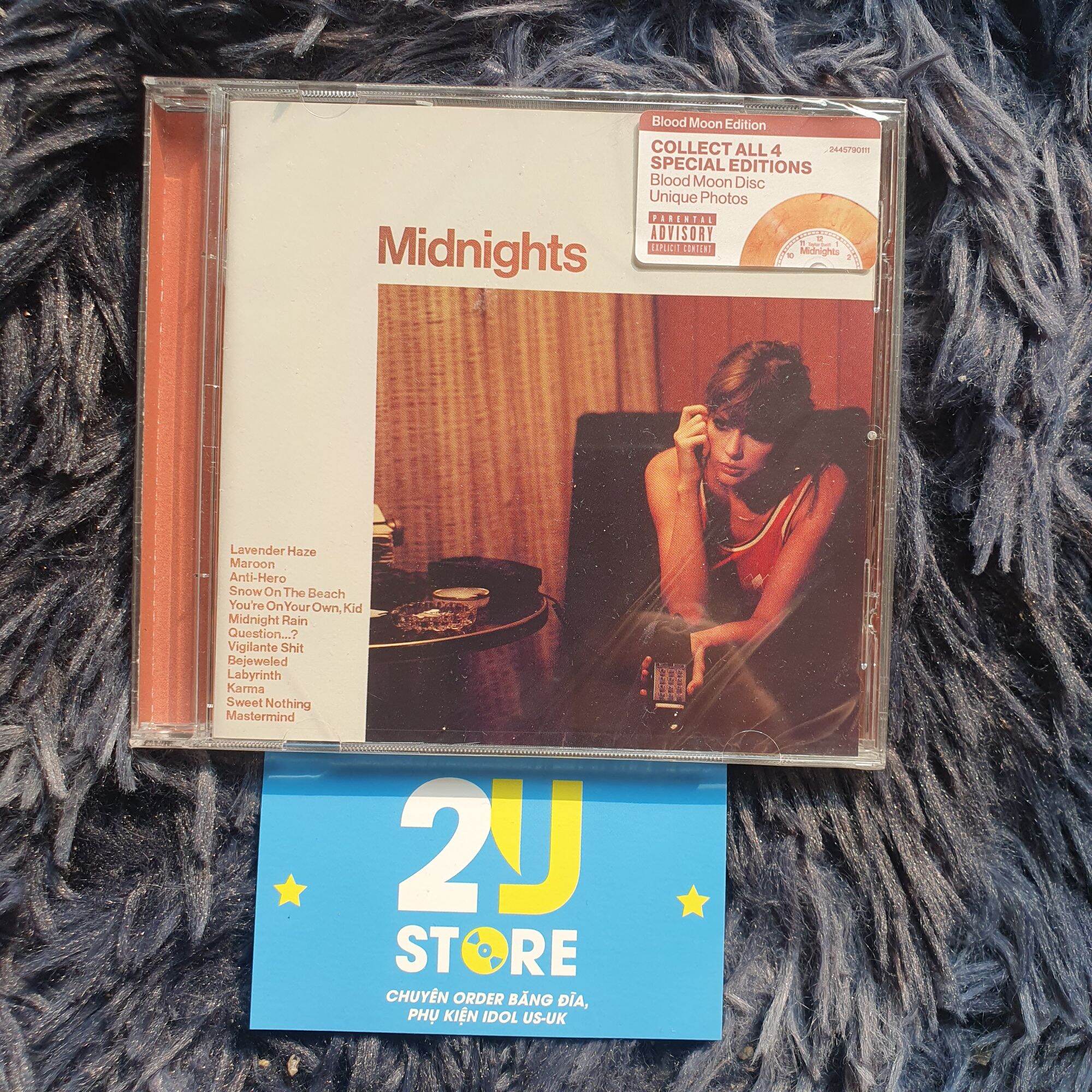 Đĩa CD Taylor Swift Album Midnights [ĐỦ 5 PHIÊN BẢN]
