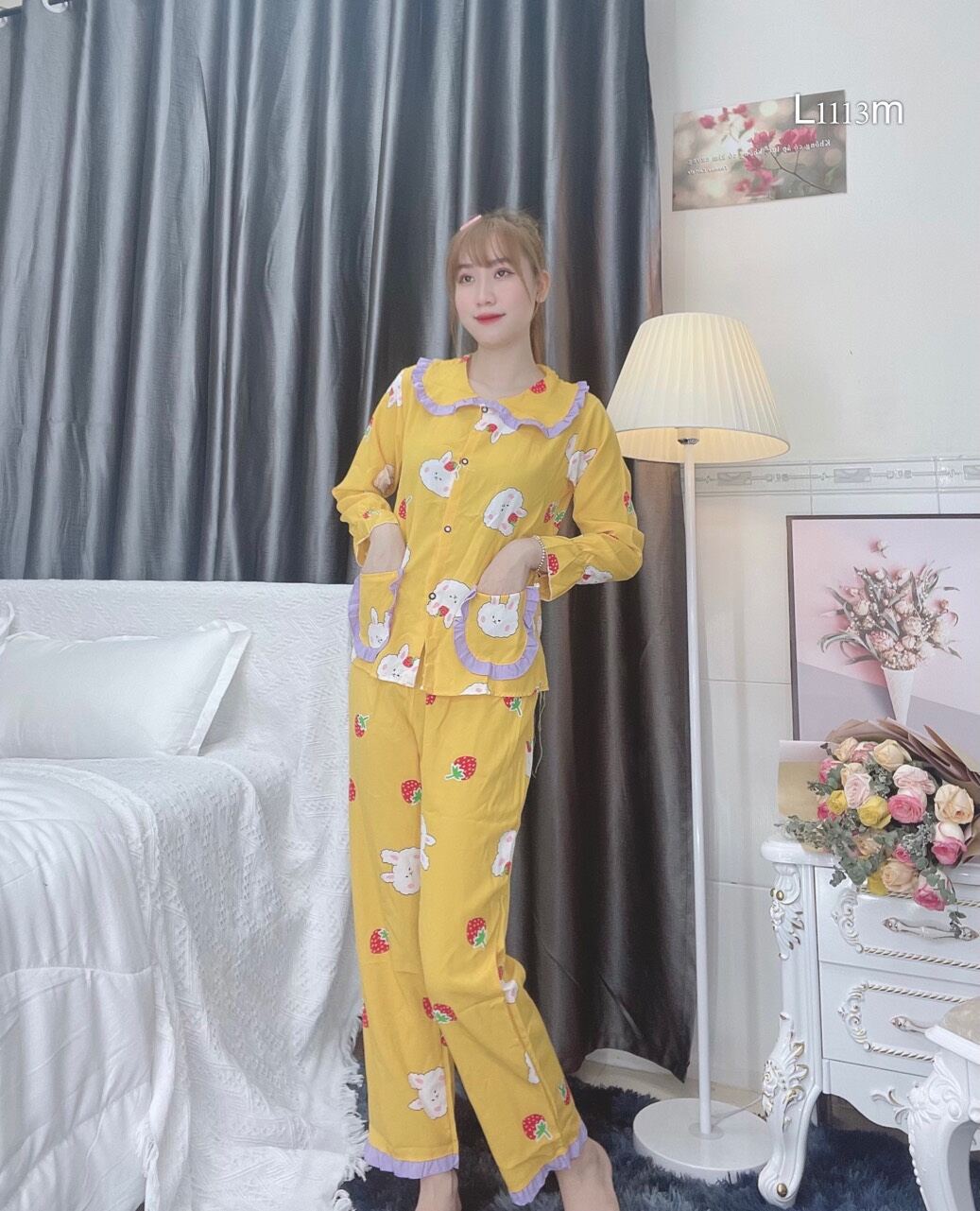 Đồ bộ pijama lụa hàn