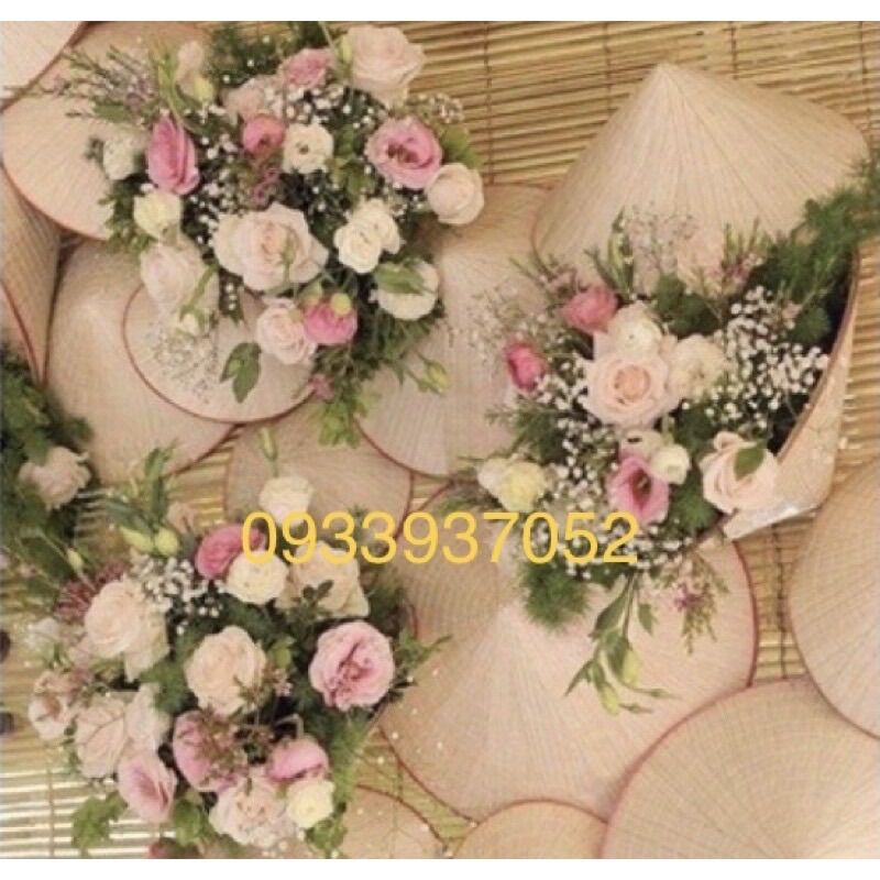 [Phụ kiện Trang Trí] Nón lá mini decor size 9