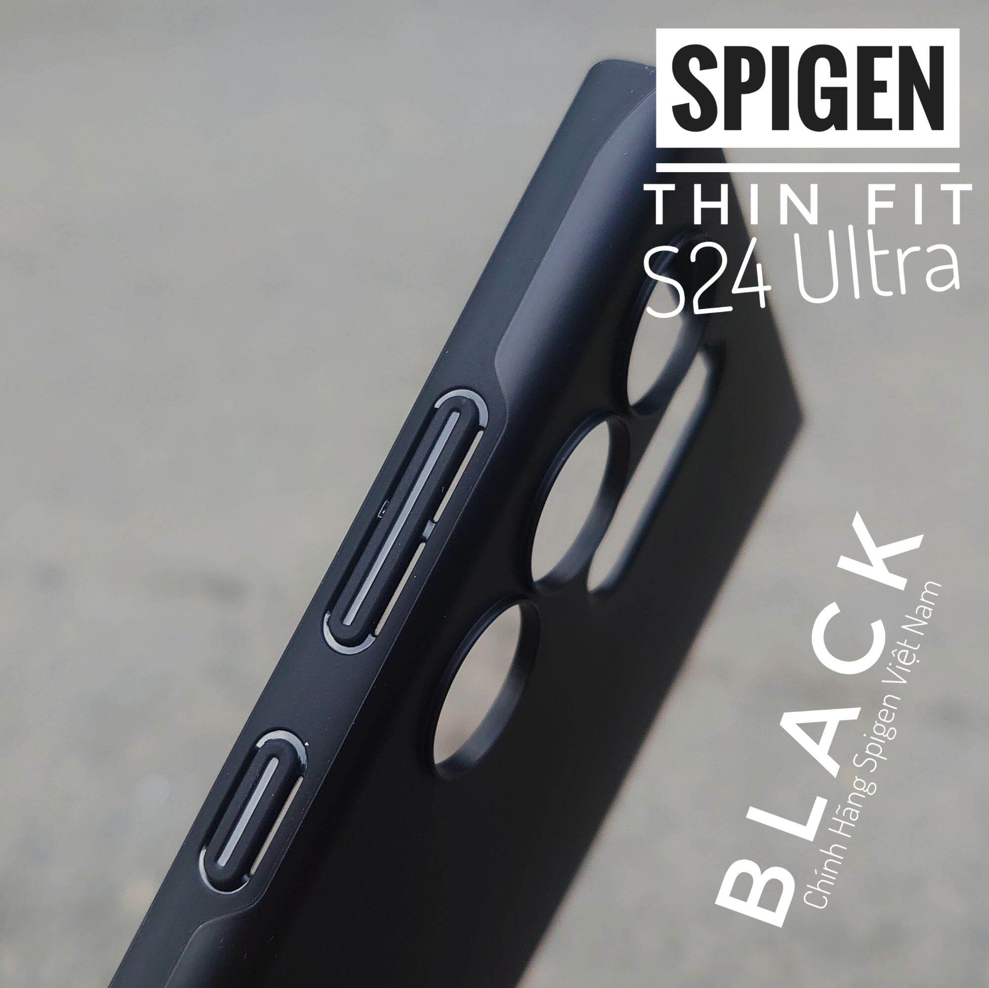 Ốp Lưng Spigen Galaxy S24 Ultra Case Thin Fit - Black