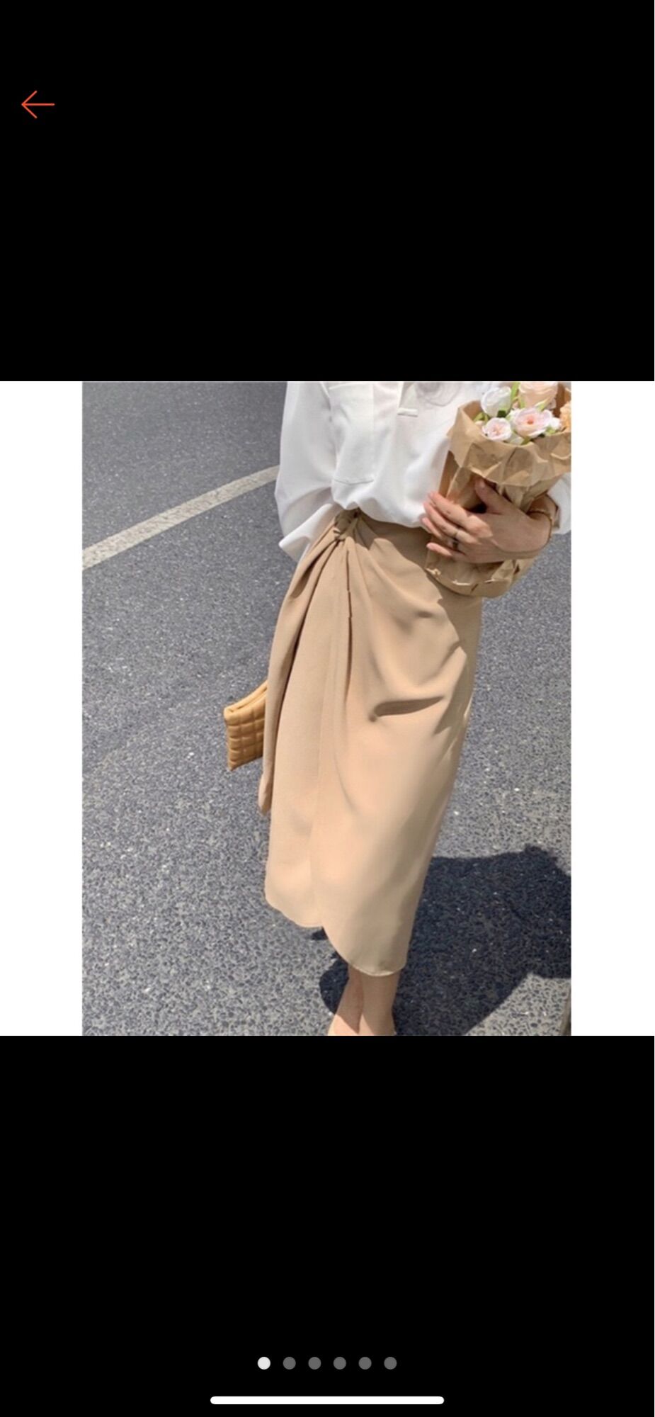 Chân váy công sở phối khoen c110 bigsize