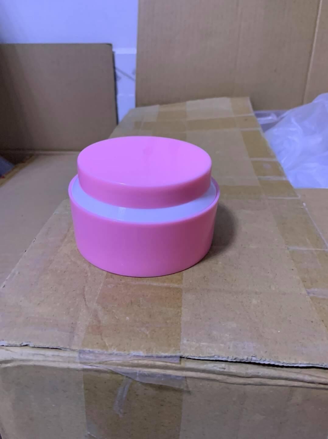 Combo 10 hủ hồng viền trắng 200G