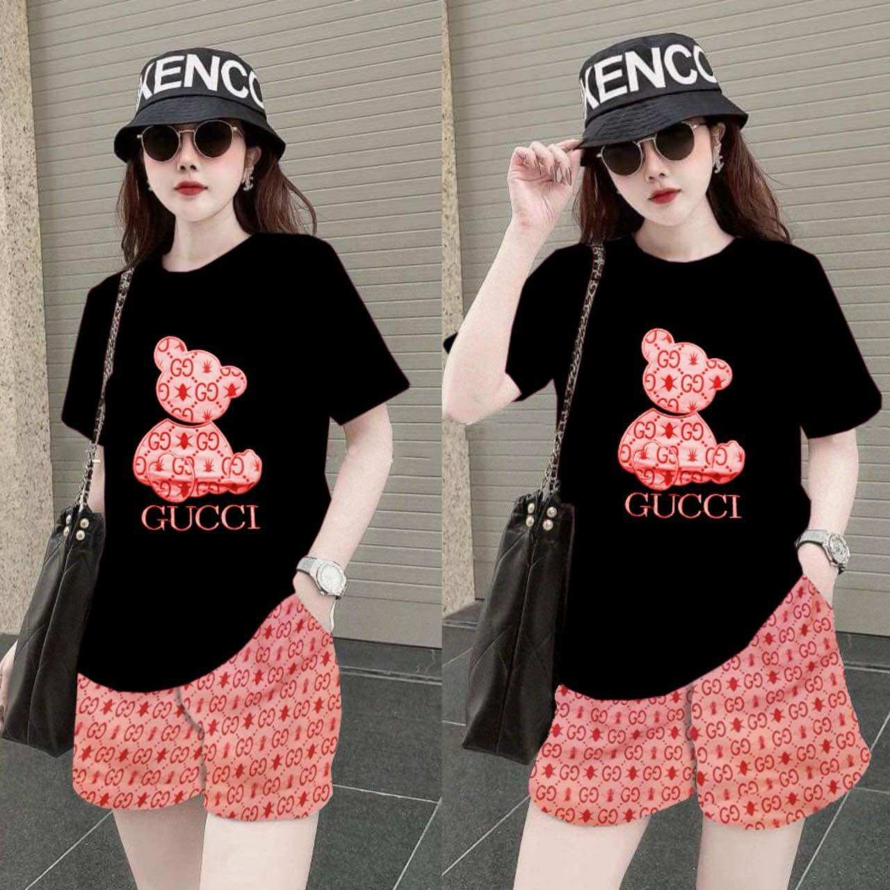 SÉT SHORT COTTON PHỐI 3D THÊU CAO CẤP