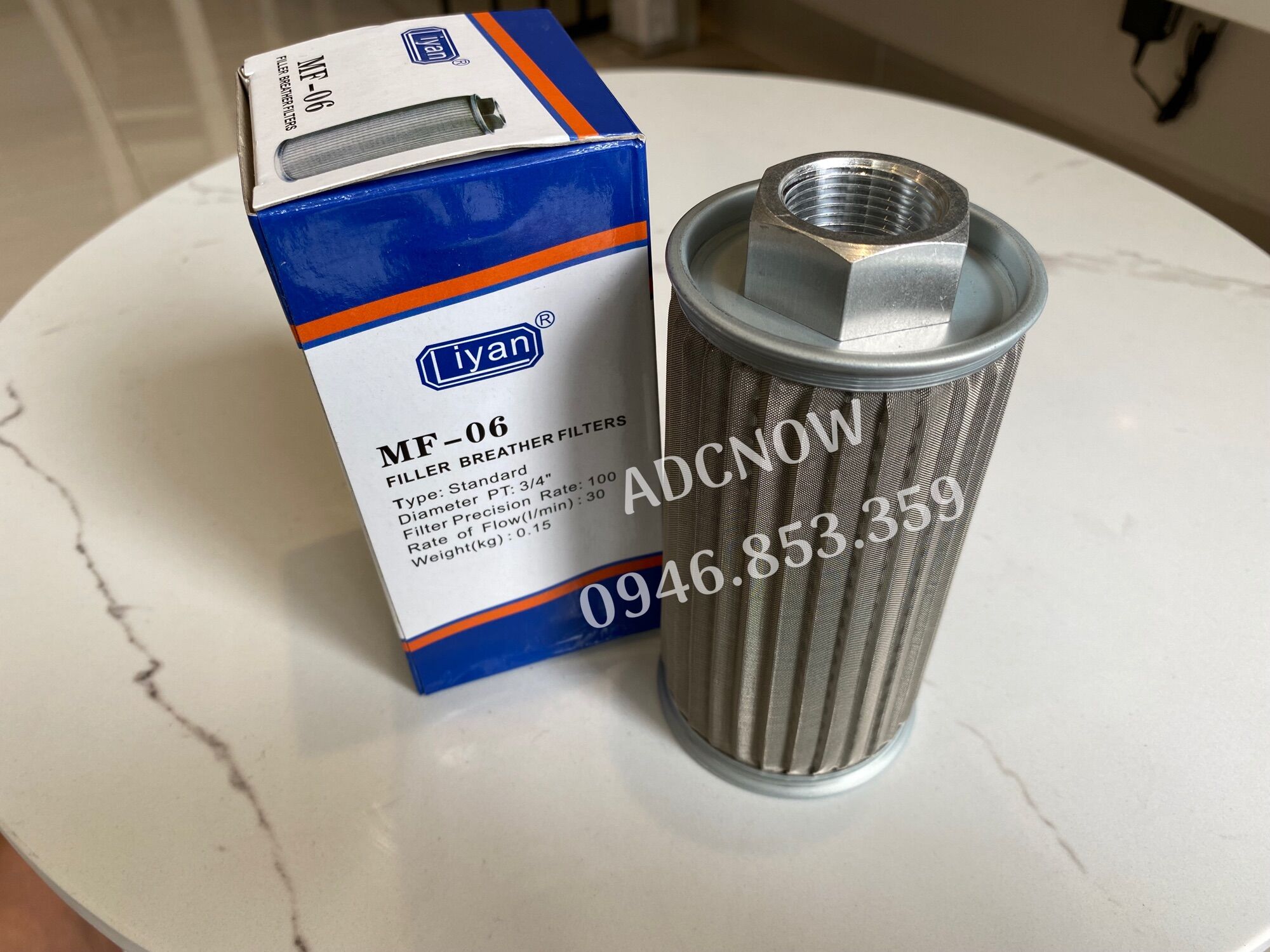 Lọc dầu thủy lực mf-06 ren 3/4”