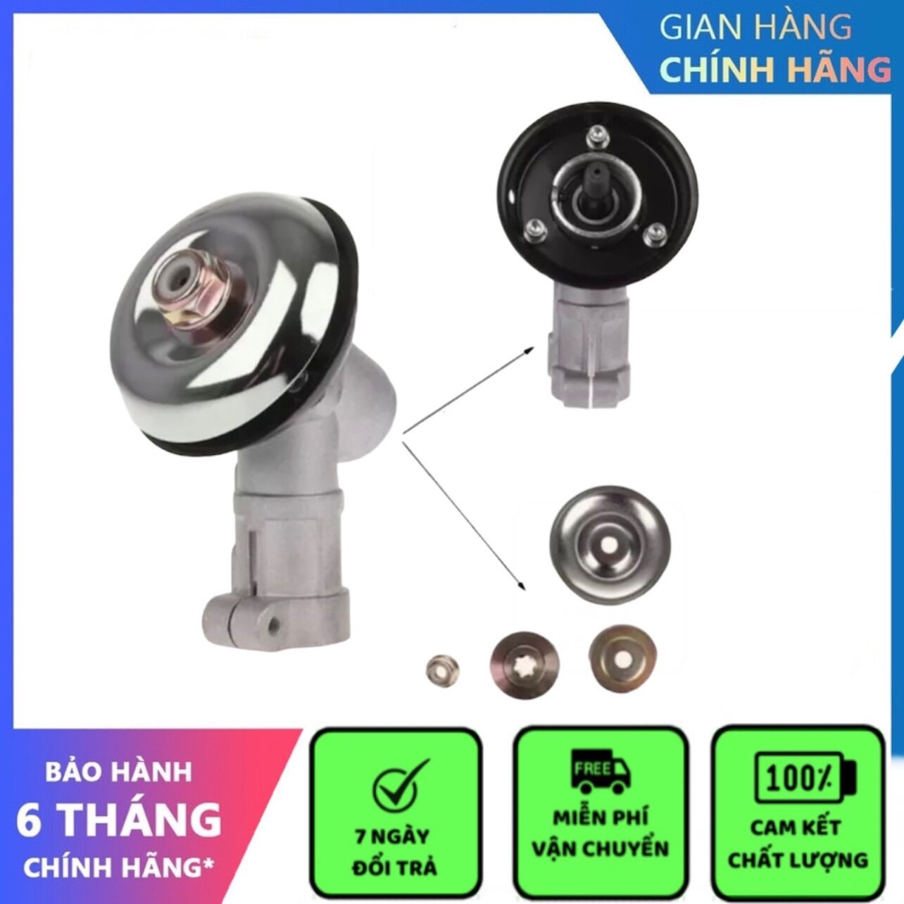 ĐẦU BÒ MÁY CẮT CỎ - ĐẦU LẮP DAO MÁY CẮT CỎ [ NHẬT BẢN ]