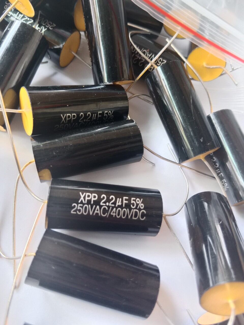 Tụ loa phân tần, tụ loa cản bass 2,2 uf