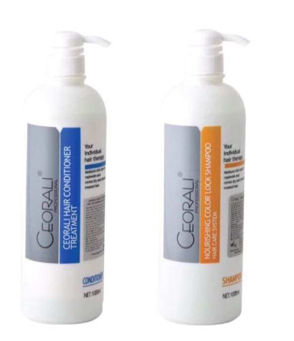 Dầu gội - dầu xả giữ màu nhuộm ceorali 1000ml