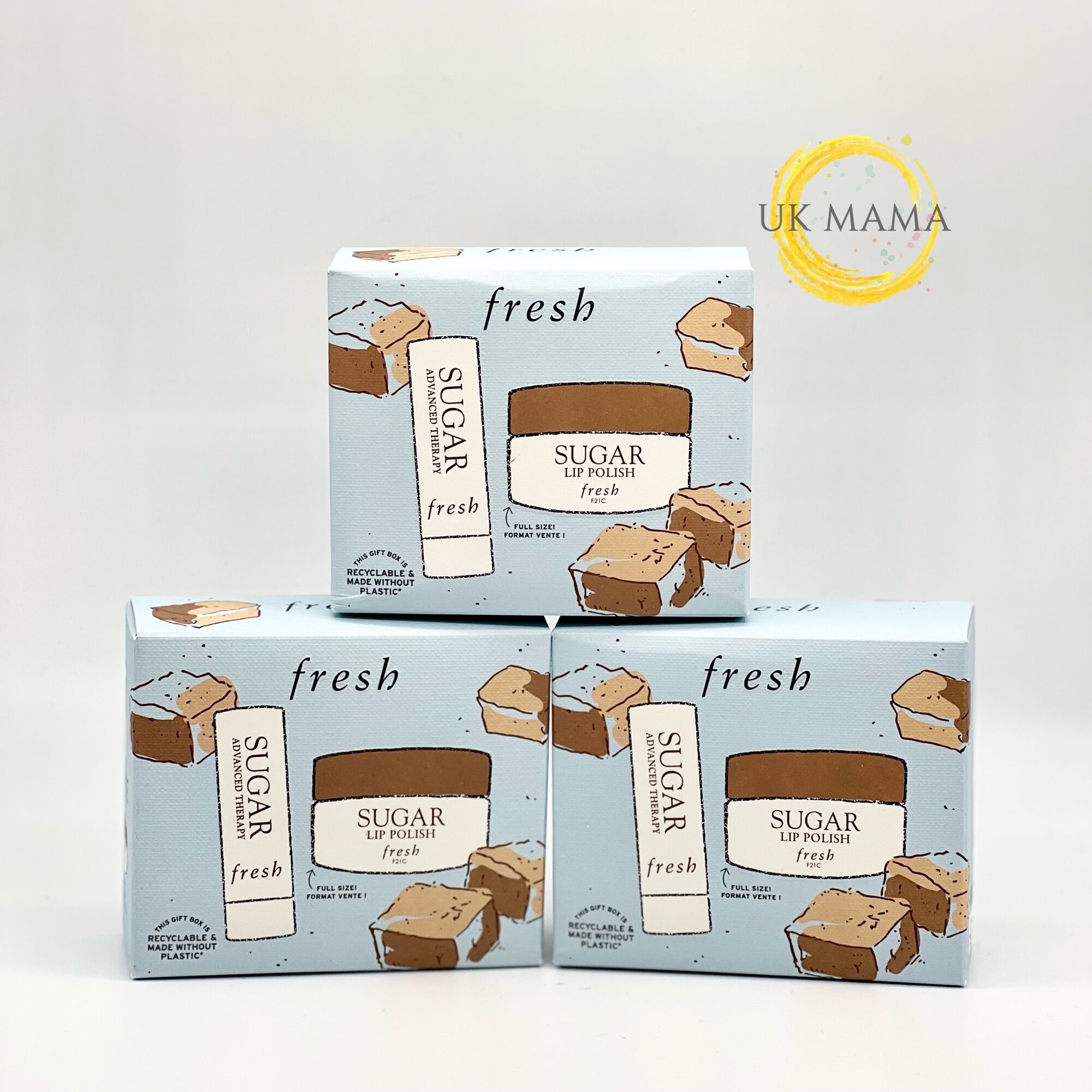 Set tẩy da chết môi & son dưỡng Fresh Sugar