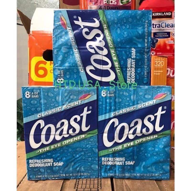 Lốc 8 Xà bông cục Coast Mỹ