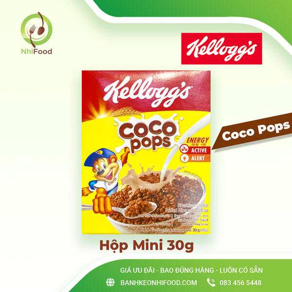 Ngũ Cốc Ăn Sáng Kellogg's Cho Bé, Hộp Mini 30g