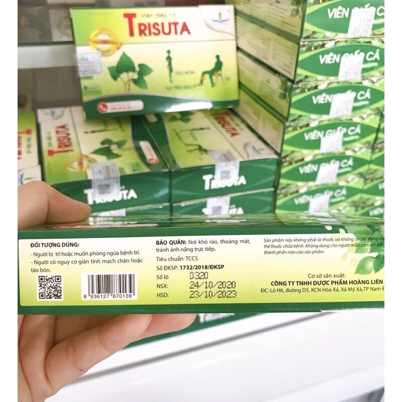 Viên Giấp Cá Trisuta - Hộp 30v
