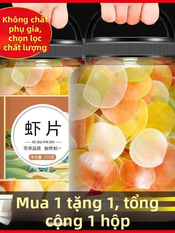Bánh Tôm Tự Nấu Màu Bản Xưa 500g
