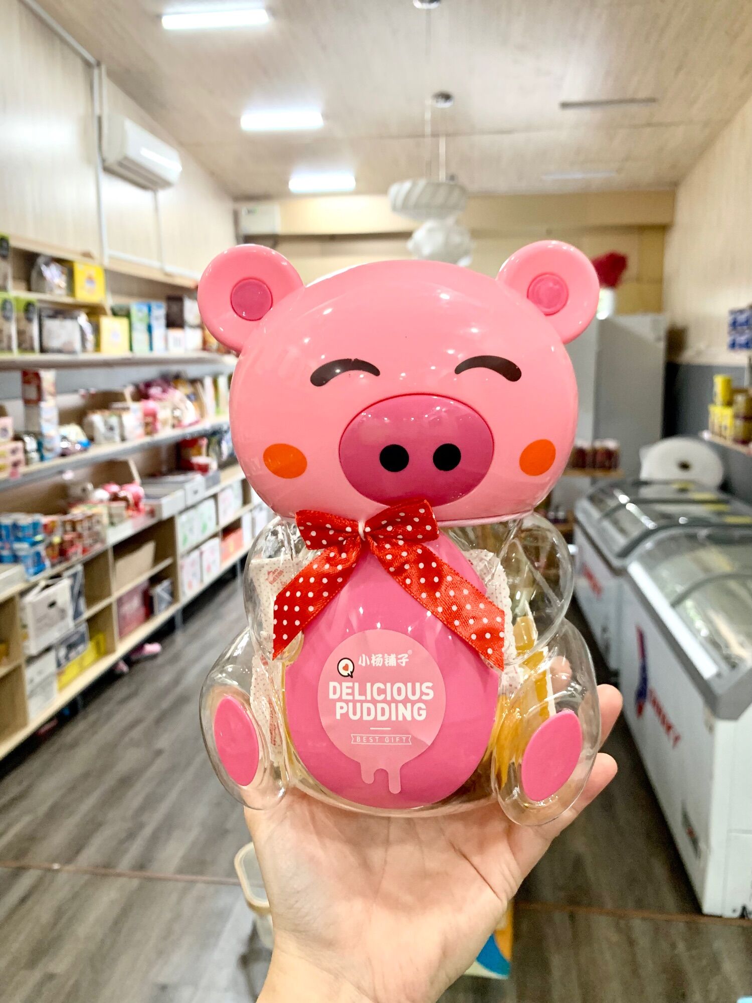 Thạch Pudding Trứng Hình Gấu Siêu Dễ Thương