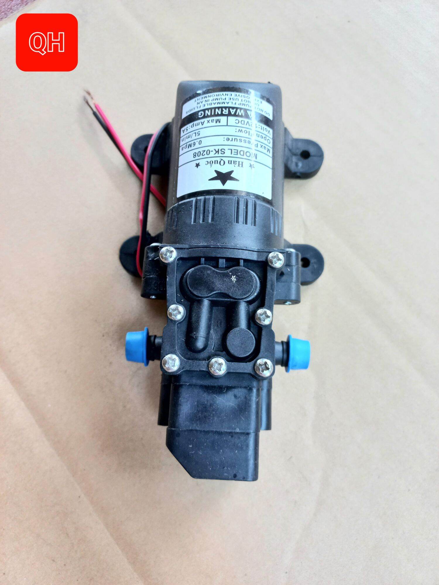 Máy bơm tăng áp mini 12v, Máy bơm phun sương 12v