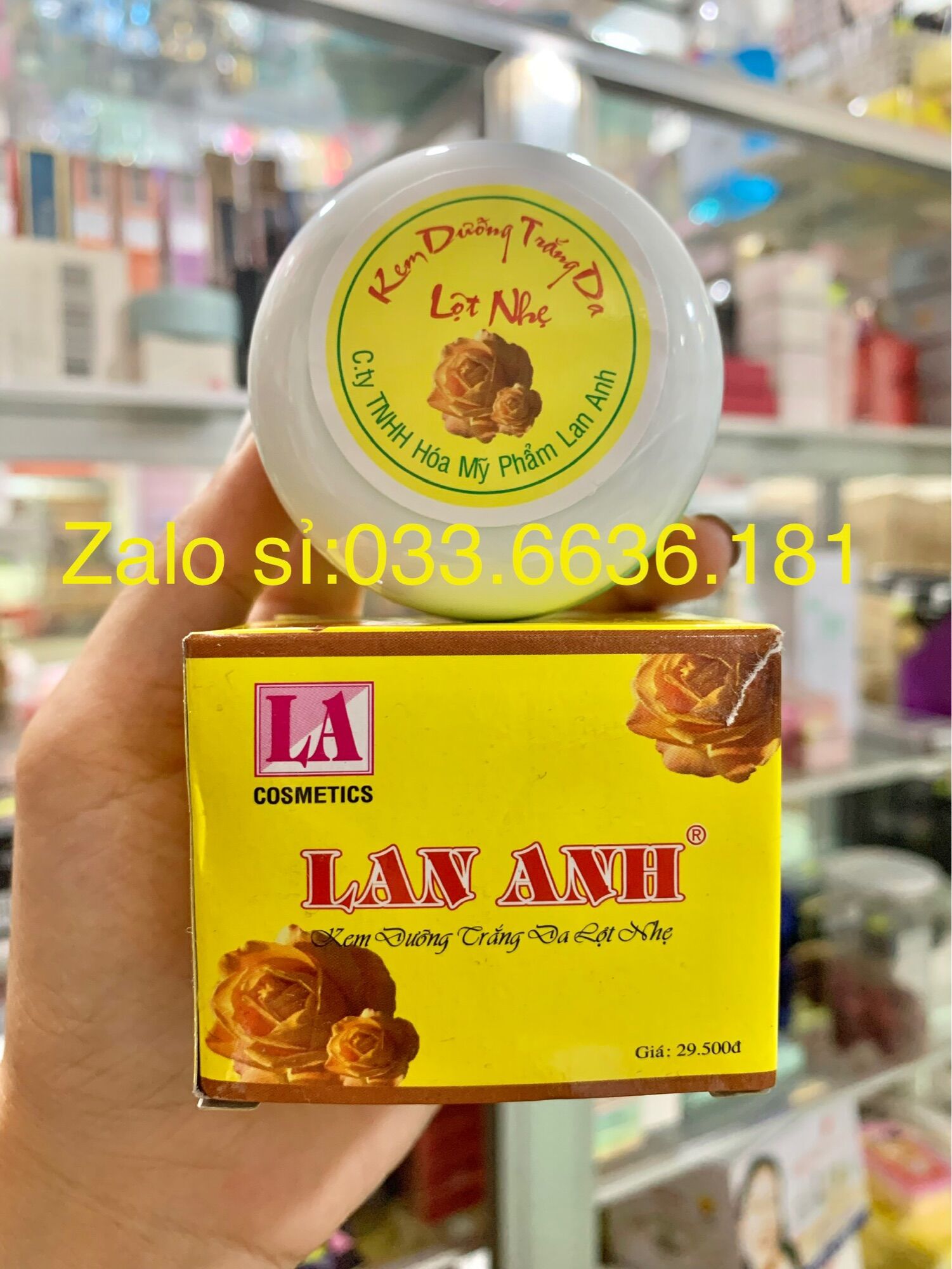 Kem Lan anh dưỡng trắng da lột nhẹ hủ 30g
