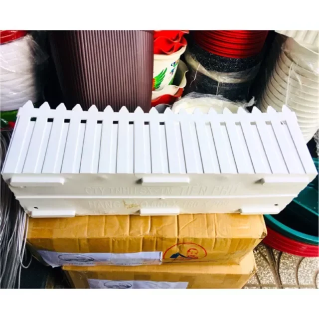 Chậu hàng rào nhựa size lớn dài 60cm