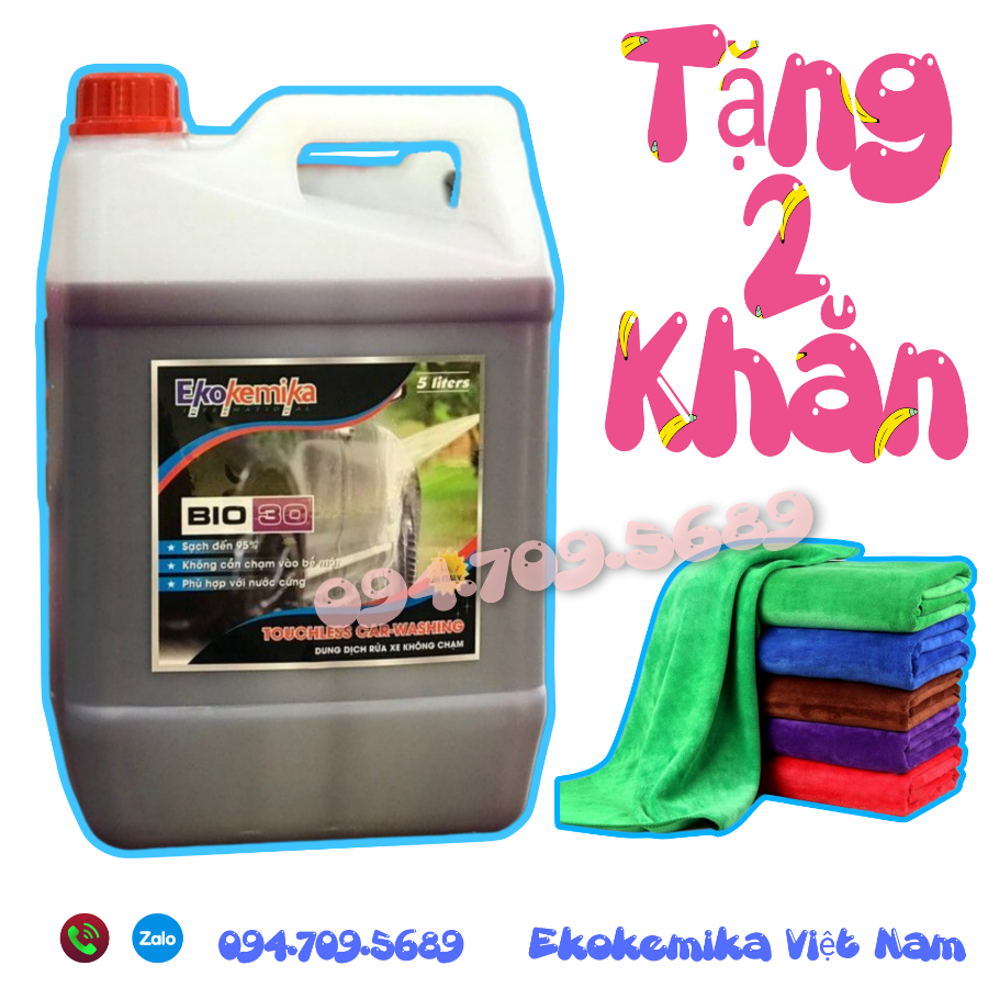 NƯỚC RỬA XE KHÔNG CHẠM BIO 30-5L