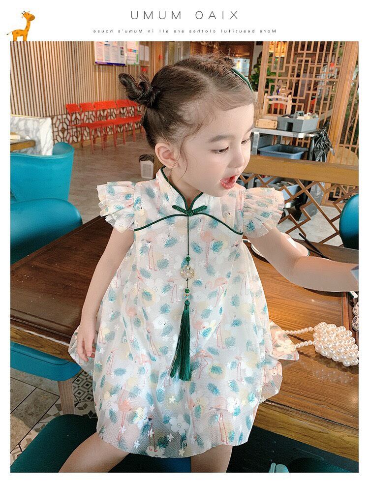 Đầm bé gái ren