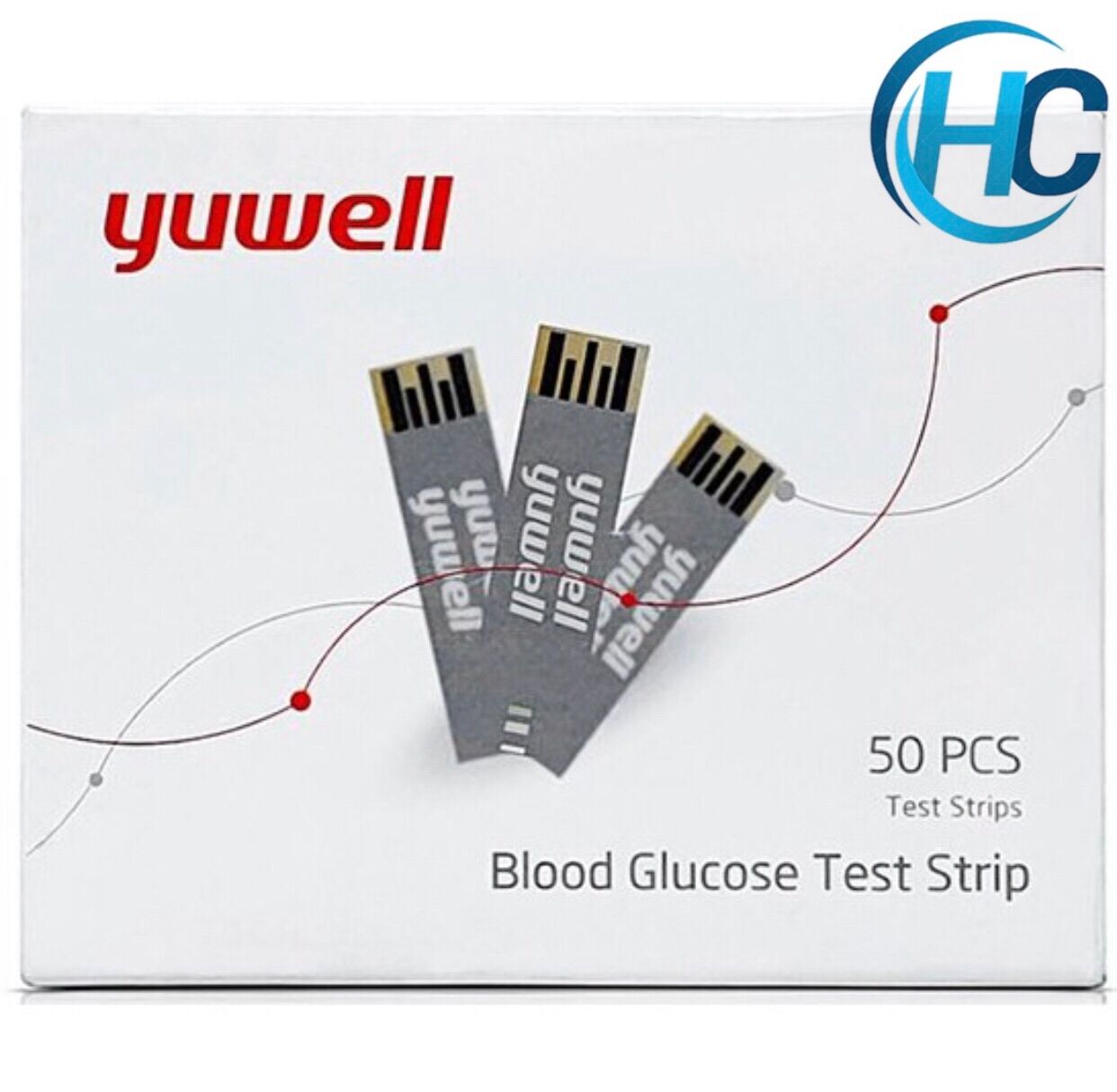 [CHÍNH HÃNG] Que thử đường huyết YUWELl 710 (50 que)